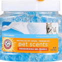 Arm & Hammer for Pets Air Care Pet Scents Deodorizing Gel Beads in Fresh Breeze | 12 oz Pet Odor Neutralizing Gel Beads with Baking Soda | Air Freshener Beads for Pet Odor Elimination (FF12689)