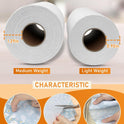 PLANTIONAL Medium Weight White Iron-On Non-Woven Fusible Interfacing: 11.6" x 30yd Medium Weight Non-Woven Interfacing Iron On Polyester Single-Sided Interfacing for DIY Crafts Supplies