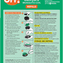 OFF! Backyard Mosquito Repellent Coil Refills, Perfect for Outdoor Patios Country Fresh Scent, 6 Count