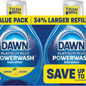 Dawn Powerwash Lemon Dish Spray, Liquid Dish Soap 2 Refills, 43 Fl Oz