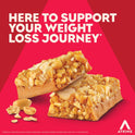 Atkins Peanut Butter Granola High Protein Bar, High Fiber Snack , 16g Protein, 1g Sugar, 4g Net Carb, Protein Snack, 12 Count