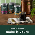 Starbucks Premium Instant Coffee, Dark Roast Coffee, Arabica Beans, Three 3.17 oz Tins