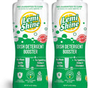 Lemi Shine Natural Dish Detergent Booster - Hard Water Stain Remover - Multi-Use Citric Acid Cleaner - 24 oz (2 Pack)
