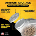 Gamma2 Vittles Vault Pet Food Storage Containers - Sealed Dog and Cat Food Storage Container, Fits up to 25lbs, Made in the USA - [12"L x 13.75"H]