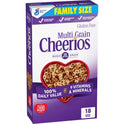 Multi Grain Cheerios, Heart Healthy Breakfast Cereal, Gluten Free, Family Size, 18 oz