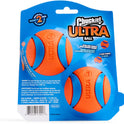 Chuckit! Ultra Ball Dog Toy - Medium Bouncy Fetch Balls For Dogs 20-60 lbs - Made from Durable Rubber - Floating Water Pet Toys - Size Medium - 2.5-inch Diameter - Pack of 2