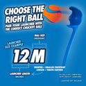 Chuckit! Dog Ball Launcher - Sport 12" with Medium (2.5"), Dog Fetch Ball Thrower, For Dogs 20-60 Pounds, Made in USA