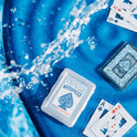 Hoyle Waterproof Playing Cards, Clear Plastic Deck of Cards for Outdoor Card Games, Camping, Beach, Pool & Travel Games (1 Deck)