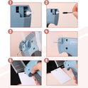 Mr. Pen - Price Tagging Gun, Hangtag Attacher with 1000 Barbs and 5 Needles, for Retail Stores, Garage Yard Sales