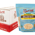 Bob's Red Mill Organic Old Fashioned Rolled Oats, 32oz (Pack of 4) - Non GMO, Whole Grain, Vegan, Kosher