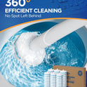 64 Count Toilet Wand Refills for Clorox Toilet Wand, 5X Cleaning Power Toilet Bowl Cleaners with Exclusive Formula, High-Density Disposable Toilet Brush Scrubber - No Falling Apart, Fresh Fragrance