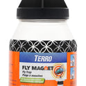 TERRO T380 Outdoor Reusable Fly Magnet Fly Trap - Poison Free Fly Killer and Trap with Bait