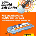 TERRO Ant Killer Bait Stations T300B - Liquid Bait to Eliminate Ants - 12 Count Stations for Effective Indoor Ant Control