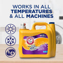 ARM & HAMMER Plus OxiClean Odor Blasters Fresh Burst, 128 Loads Liquid Laundry Detergent, 166.5 Fl oz