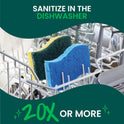 Scotch-Brite Non-Scratch Scrub Sponges, For Washing Dishes and Cleaning Kitchen, 9 Scrub Sponges