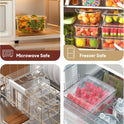 60 PCS Food Storage Containers with Lids Airtight, (30 Lids & 30 Containers) Leak proof Containers Set for Kitchen, Meal Prep, BPA-Free, PVC-Free Plastic, Microwave/Dishwasher Safe, Extra Labels & Pen