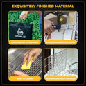 Fish Grill Baskets for Outdoor Grill Vegetables, Fish Grilling rack for Grill, BBQ Grilling Basket, Stainless steel Grill Basket for Veggies, shrimp Includes 50 skewers, Silicon Brush, and Carry Bag