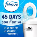 Febreze Bathroom Air Freshener, Odor-Fighting, Plug-In Alternative, Air Fresheners for Home, Bathroom and Kitchen, Closet, Pet & Litter Box Odor Fighter, Gain Original Scent, Multicolor, 4 Count