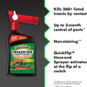 Spectracide Triazicide Insect Killer For Lawns & Landscapes Concentrate (Ready-To-Spray), Protects Lawns, Vegetables, Fruit & Nut Trees, Roses, Flowers & Shrubs, 32 fl Ounce