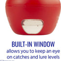 Terro Fruit Fly Traps for Indoors (4 Pack) + 180 Days of Lure Supply