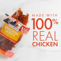 Dog Treats, Chicken Jerky for Dogs, Made with 100% Real Chicken Breast, 16 Ounces, Healthy, Easily Digestible, Long-Lasting, High Protein Dog Treat, Satisfies Dog's Urge to Chew (Pack of 1)