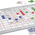 SEQUENCE- Original SEQUENCE Game with Folding Board, Cards and Chips by Jax ( Packaging may Vary ) White, 10.3" x 8.1" x 2.31"
