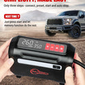 R8 Tire Inflator Portable Air Compressor, DC 12V Air Compressor Portable with Large Dual Digital Screen, 3X Faster Inflation Air Pump for Car, Bike, Ball, Motor