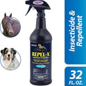 Farnam Repel-X Ready-To-Use Fly Spray, Insecticide And Repellent For Horses And Dogs, 32 Fluid Ounces, 1 Quart Bottle With Trigger Sprayer
