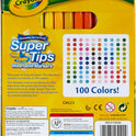 Crayola Super Tips Marker Set (100ct), Fine Point Washable Markers, Drawing Markers for Kids & Adults, Create Thick & Thin Lines, Art Supplies, Ages 3+