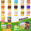 Magnetic Blocks - Build Mine Magnet World Magic Portal Set, Magnetic Tiles Building Blocks Toddler Toy STEM Sensory Outdoor Toys for 3+ Year Old Boys & Girls, Creative Kids Games Kids Toys 84PCS