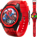 Marvel Spider-Man Kids Watches – Digital Display, Interactive Features, Adjustable Strap, Vibrant Spider-Man Graphics, Durable for Active Kids