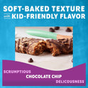 Zbar - Chocolate Chip - Soft-Baked Energy Snack Bars - Non-GMO - 12g Whole Grains - USDA Organic Granola Bars (18 Pack)