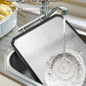SNOWCLAD Stainless Steel Cutting Board,Double Sided Steel Cutting Boards for kitchen,Stainless Steel/Wheat straw pp Large Board for meat,non toxic Chopping,16 * 11 Inch,Dishwasher Safe