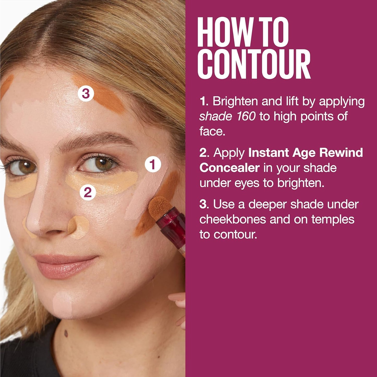 Maybelline Instant Age Rewind Eraser Dark Circles Treatment Multi-Use Concealer, 120, 1 Count (Packaging May Vary) - Cart Shape