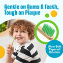 Kids Bamboo Toothbrushes 6 Pack - BPA Free Soft Bristles Toothbrushes for Kids - Children Toothbrush Set