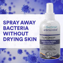 SkinSmart Antimicrobial Facial Cleanser for Breakouts & Blemishes; Hypochlorous Acid Formula Targets Bacteria to Reduce Skin Irritation and Flush Pores Clean, 8 oz Spray, All Ages & All Skin Types
