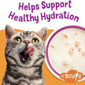 Purina Friskies Grain Free Lickable Cat Food Toppers Lil’ Soups With Shrimp in a Velvety Chicken Broth - (Pack of 8) 1.2 oz. Cups