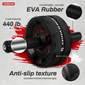 VINSGUIR Ab Roller Wheel, Abs & Core Workout Equipment for Home Gym with Knee Pad Accessories, Abdominal Wheel for Full-body Strength Training