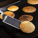 BLACKSTONE 5550 Extra Long Griddle Spatula Set of 2- Perfect Heavy-Duty Stainless Steel Premium Flat Top BBQ Grill Accessories, Non-Slip Plastic Handle, Heat Resistant, Dishwasher Safe Easy to Clean