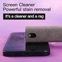 Touchscreen Screen Cleaner Kit 2 Pcs, Phone, Tablet and Car Screen Cleaner, Two in One Spray and Microfiber Cloth(Grey&Pink)