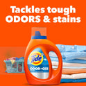 Tide Ultra Odor Defense Plus Oxi Liquid Laundry Detergent, 148 fl oz, 105 Loads, Advanced Odor and Stain Fighting Laundry Detergent Liquid