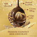 Ferrero Rocher, Premium Milk Chocolate Hazelnut, Individually Wrapped Chocolate Gift Box, 24 Count, 10.6 oz