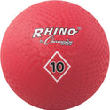 Champion Sports Playground Ball – High-Bounce 2-Ply Construction, Durable Red Ball for Throwing, Catching & Kicking - Multiple Sizes (5", 6", 7", 10", 13", 16")