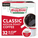 Krispy Kreme Classic, Single-Serve Keurig K-Cup Pods, Medium Roast Coffee, 32 Count