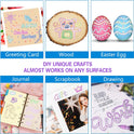 Glitter Markers Outline Pens Metallic,12 Cute Art Supplies Kids 6-8 9-12 10-12 Year Old Tween Teen Girl Gifts Trendy Stuff,Arts Crafts Kids Ages 8-12,Crafts Girls 8-12 Shimmer Sparkle Cool Fun Drawing