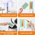 Mosalogic Fruit Fly Traps for Indoors Gnat Trap for House Indoor-600 Sqft Protection Area UV Fly Insect Trapper for Fruit Flies，Gnat，Mosquito，and Other Flying Insect Plug in Bug Killer White