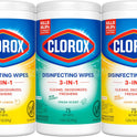 Clorox Disinfecting Cleaning Wipes Variety Pack, 75 Count Each, Pack of 3 (Package May Vary)