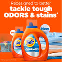 Tide Ultra Odor Defense Plus Oxi Liquid Laundry Detergent, 148 fl oz, 105 Loads, Advanced Odor and Stain Fighting Laundry Detergent Liquid