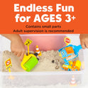 Creativity for Kids Sensory Bin: Construction Zone Playset - Preschool Learning Activities, Excavator Toys for Boys Ages 3-5+, Outdoor Toys and Gifts for Kids