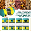 Dog Puzzle Toy Adjustable Treat Dispensing Ball Food Dispenser Tough Slow Feeder Puppy Enrichment Training Toy Pet Interactive Chase Toys for Small Medium Large Dogs to Keep Them Busy, Green